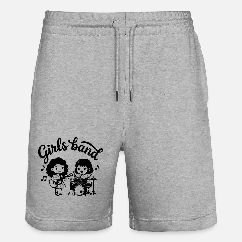 groupe féminin - Short de jogging bio TRAINER Stanley/Stella unisexe - gris chiné