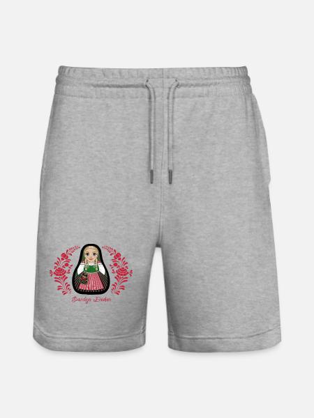 Svärdsjö-Enviken - Stanley/Stella Trainer Unisex Organic Jogging Shorts - heather grey