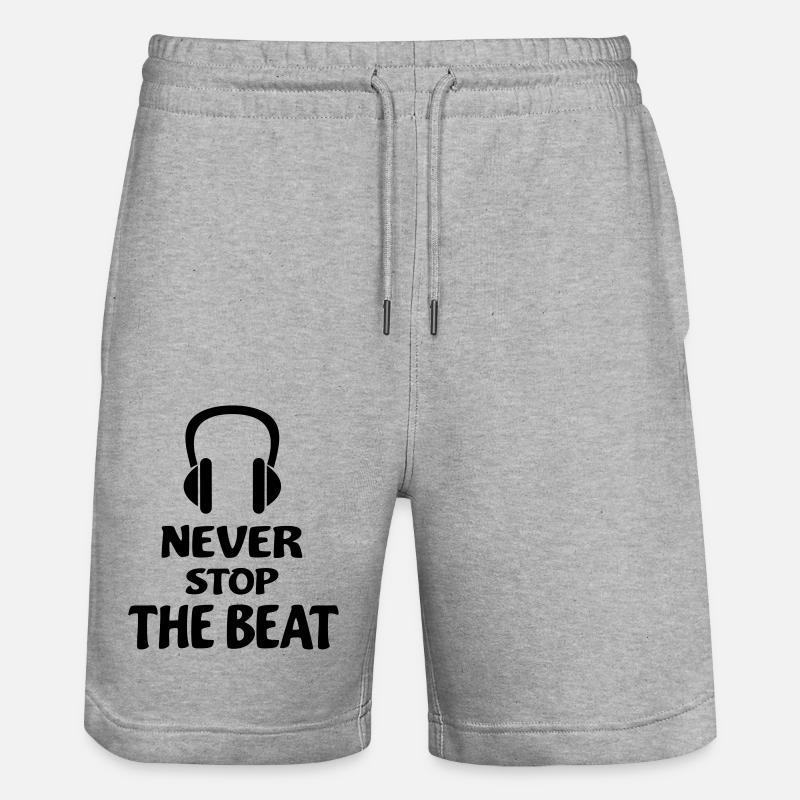 DJ - Stanley/Stella Unisex Bio Joggingshorts Trainer  - Grau meliert