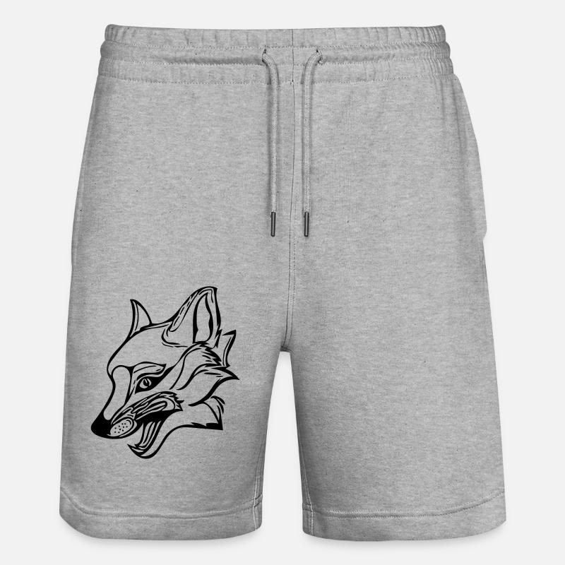 Fuchs - Stanley/Stella Unisex Bio Joggingshorts Trainer  - Grau meliert