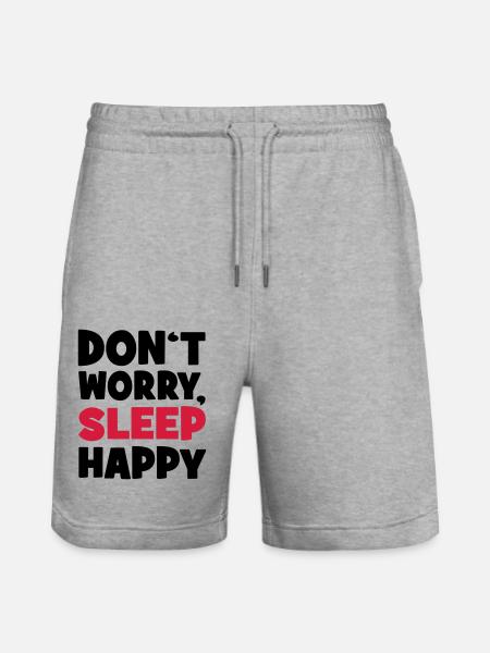 sleep - Stanley/Stella Trainer Unisex Organic Jogging Shorts - heather grey