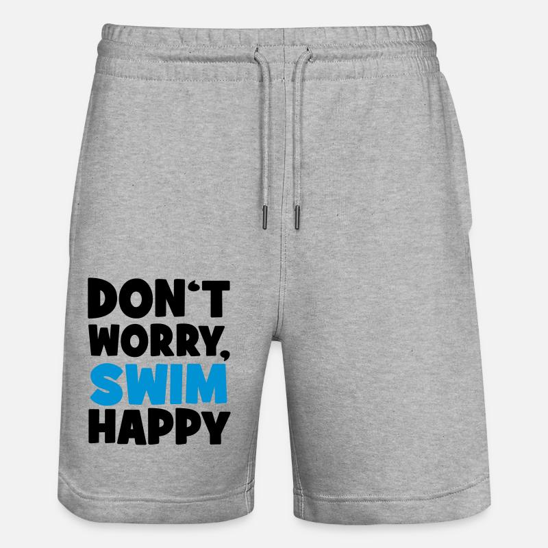 nage - Short de jogging bio TRAINER Stanley/Stella unisexe - gris chiné