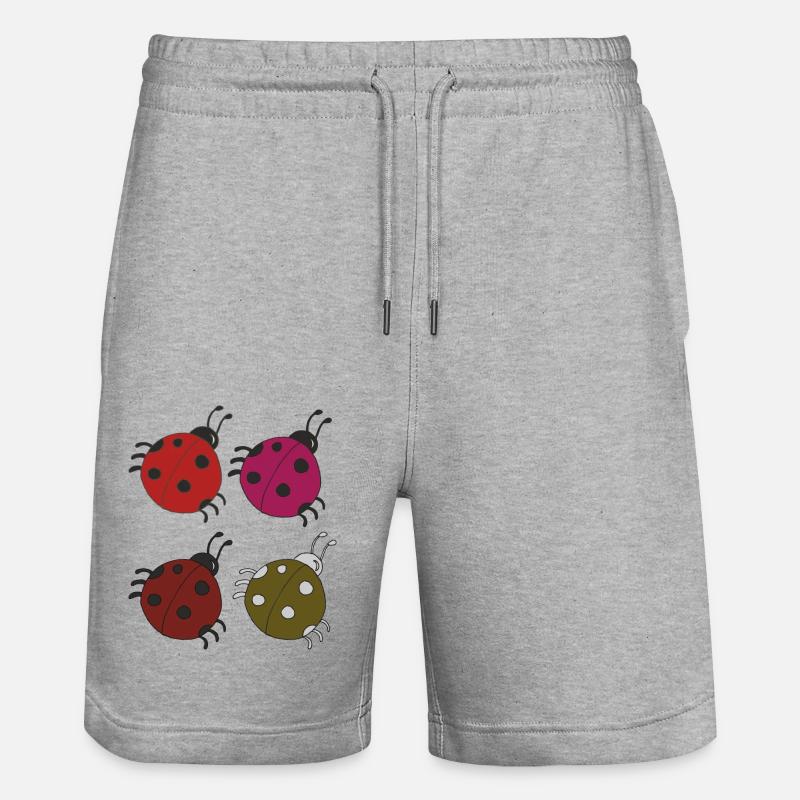Coccinelle 4 Pack - Short de jogging bio TRAINER Stanley/Stella unisexe - gris chiné