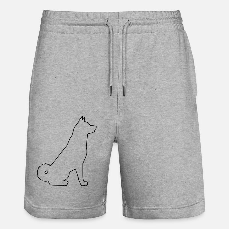 Akita Contours 1 - Short de jogging bio TRAINER Stanley/Stella unisexe - gris chiné