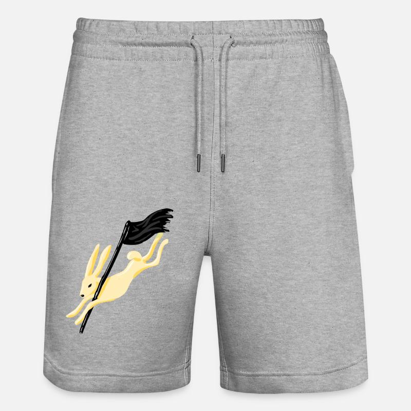 LAPIN - Short de jogging bio TRAINER Stanley/Stella unisexe - gris chiné
