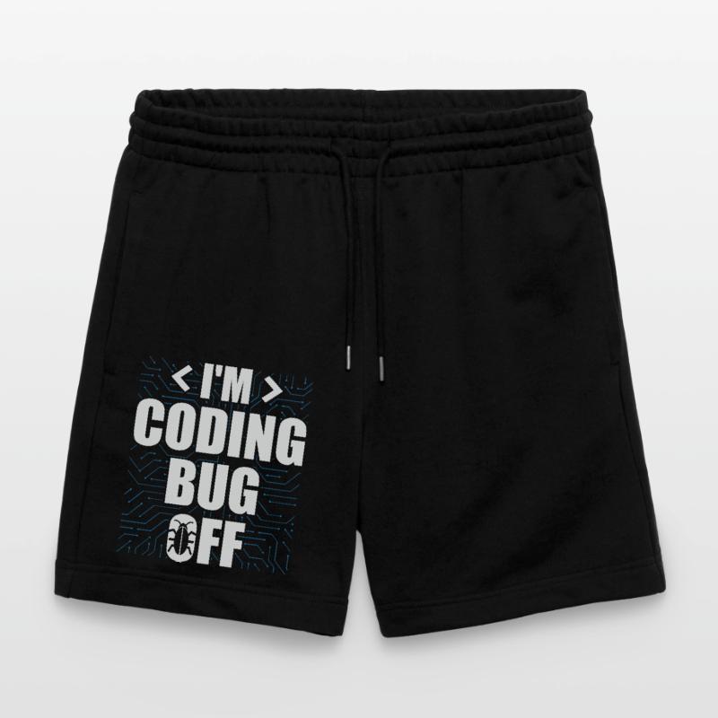 Ich bin Coding Bug Off It Specialists Software Stanley/Stella Unisex Bio Joggingshorts Trainer 