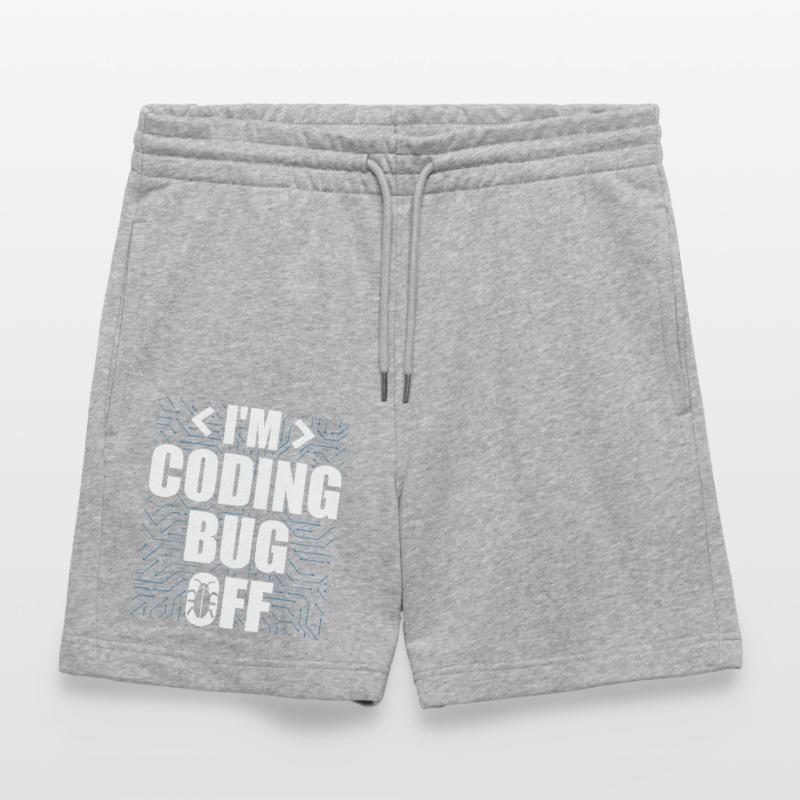 Ich bin Coding Bug Off It Specialists Software Stanley/Stella Unisex Bio Joggingshorts Trainer 