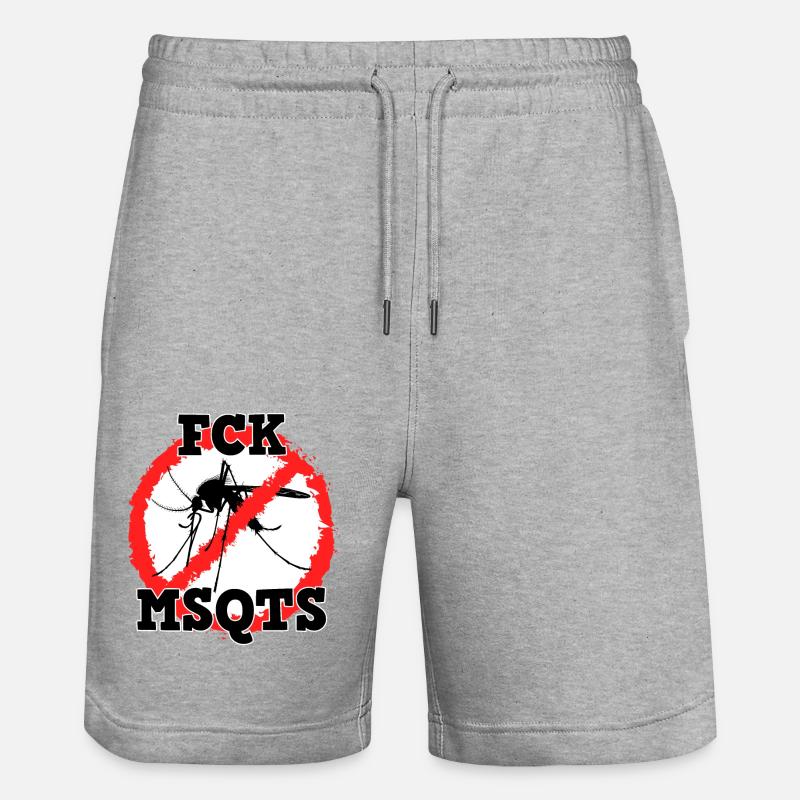FCK msqts - Short de jogging bio TRAINER Stanley/Stella unisexe - gris chiné