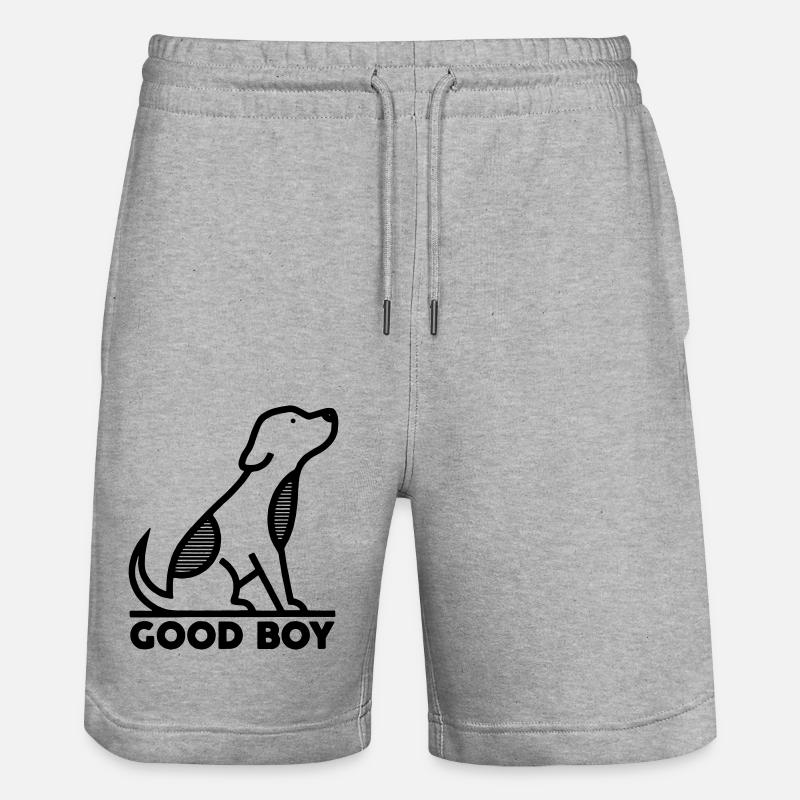 bon garçon - Short de jogging bio TRAINER Stanley/Stella unisexe - gris chiné