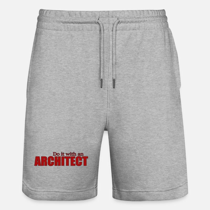 ARCHITECTE - Short de jogging bio TRAINER Stanley/Stella unisexe - gris chiné