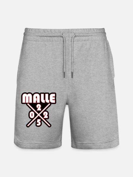 Malle 2025 - Stanley/Stella Unisex Bio Joggingshorts Trainer - Grau meliert