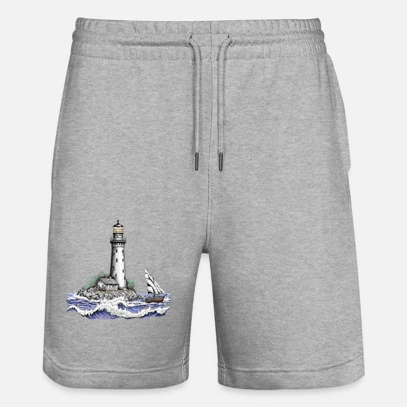 Phare - Short de jogging bio TRAINER Stanley/Stella unisexe - gris chiné