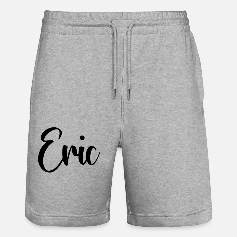 Nom - Eric - Short de jogging bio TRAINER Stanley/Stella unisexe - gris chiné