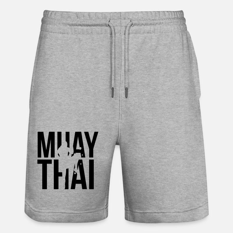 muay thai - Short de jogging bio TRAINER Stanley/Stella unisexe - gris chiné