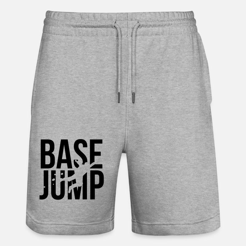 BASE jump - Short de jogging bio TRAINER Stanley/Stella unisexe - gris chiné