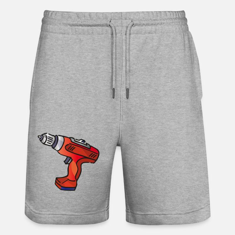 Perceuse | forer - Short de jogging bio TRAINER Stanley/Stella unisexe - gris chiné