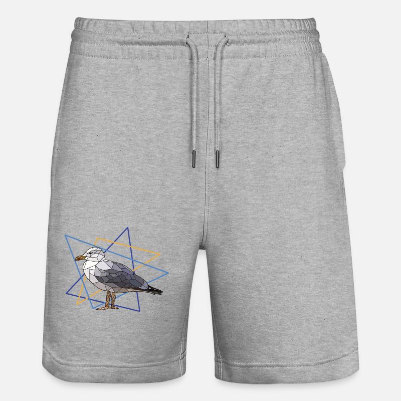 Mouette - Short de jogging bio TRAINER Stanley/Stella unisexe - gris chiné
