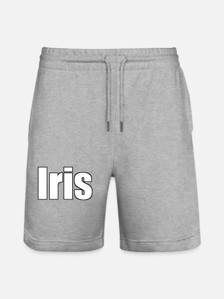 Iris - Stanley/Stella Trainer Unisex Organic Jogging Shorts - heather grey