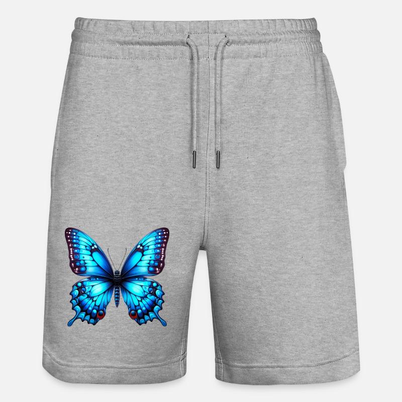 Papillon - Short de jogging bio TRAINER Stanley/Stella unisexe - gris chiné