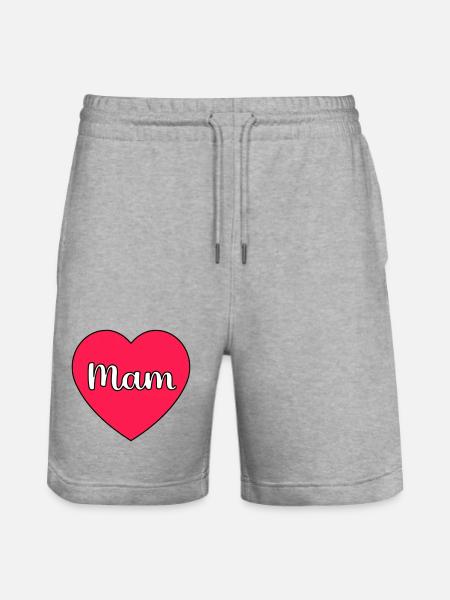 Maman Hart - Short de jogging bio TRAINER Stanley/Stella unisexe - gris chiné