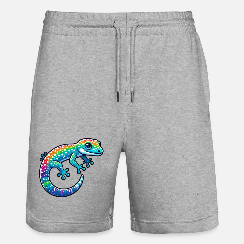 Gecko - Short de jogging bio TRAINER Stanley/Stella unisexe - gris chiné