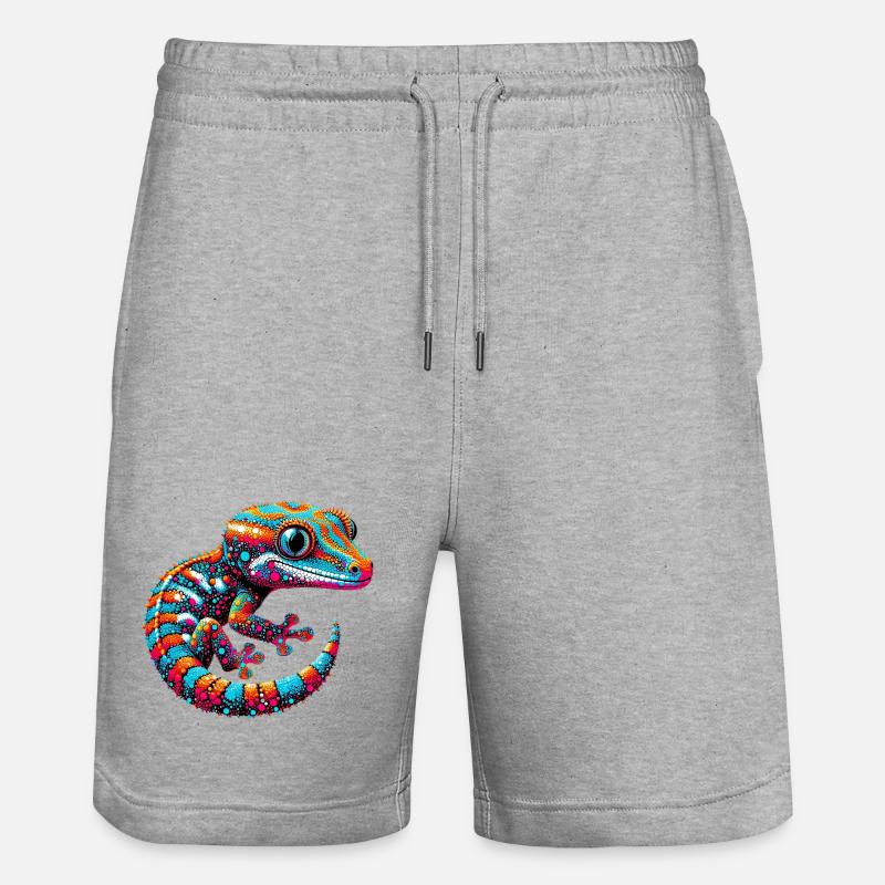 Gecko - Short de jogging bio TRAINER Stanley/Stella unisexe - gris chiné