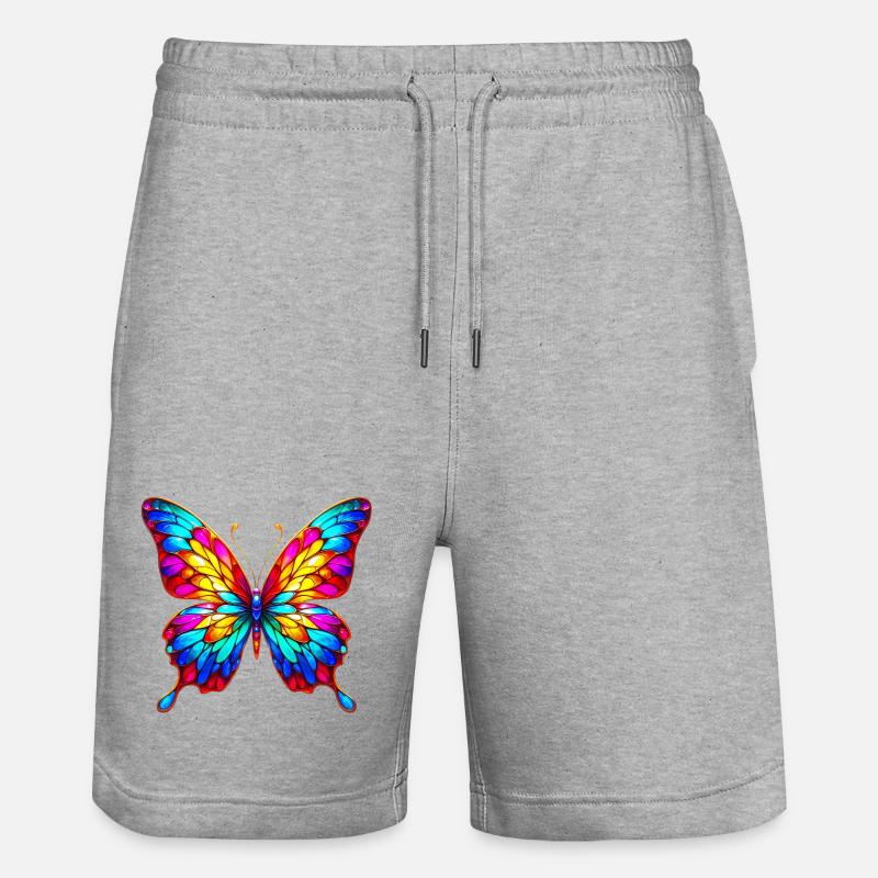 Papillon - Short de jogging bio TRAINER Stanley/Stella unisexe - gris chiné