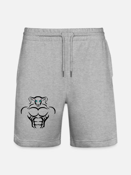 Alpha Aries Deluxe - Stanley/Stella Unisex Bio Joggingshorts Trainer  - Grau meliert