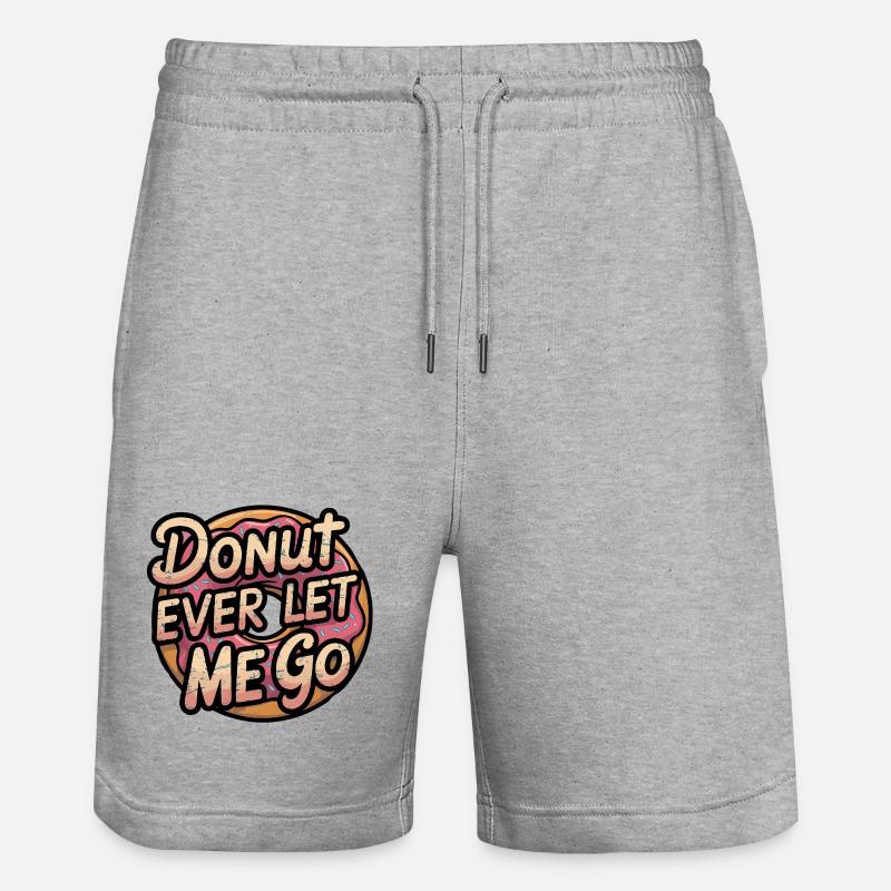 Dicton de beignet sucré, relation - Short de jogging bio TRAINER Stanley/Stella unisexe - gris chiné