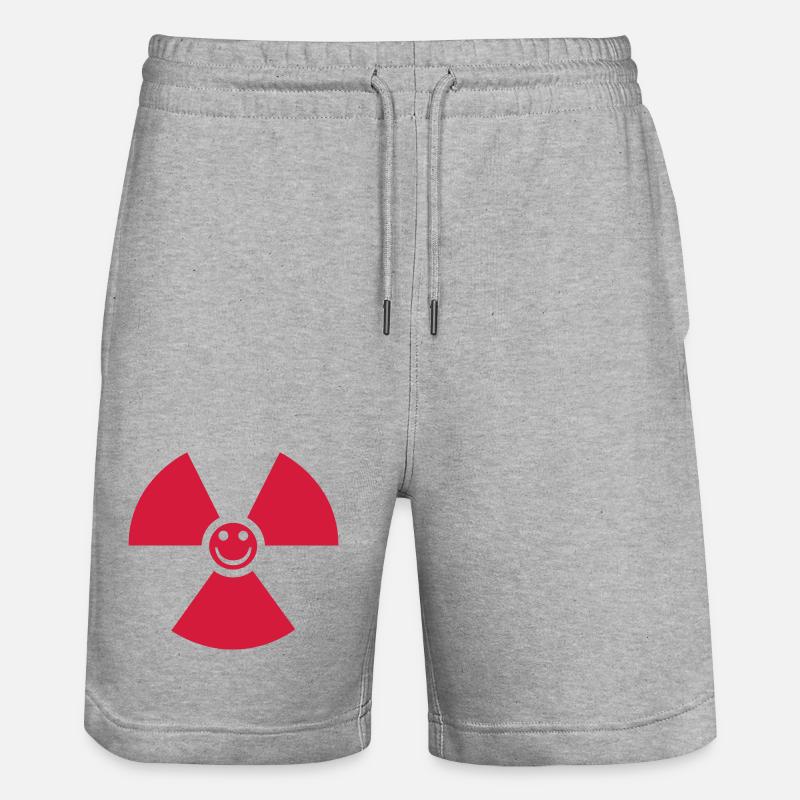 Das Kind von Tschernobyl - Atomkraft - Stanley/Stella Unisex Bio Joggingshorts Trainer  - Grau meliert