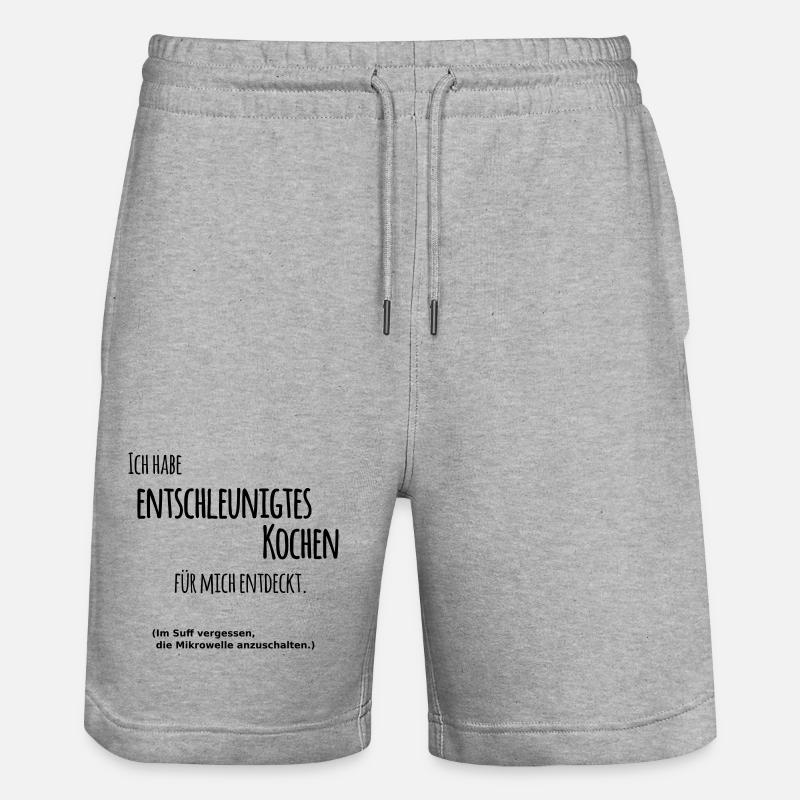 Cuisson décélérée - Short de jogging bio TRAINER Stanley/Stella unisexe - gris chiné