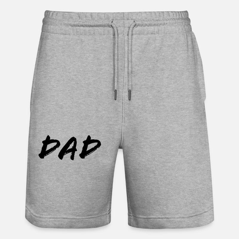 papa - Short de jogging bio TRAINER Stanley/Stella unisexe - gris chiné