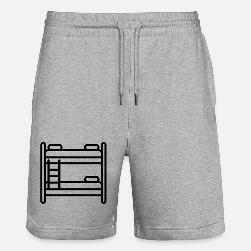 lit superposé - Short de jogging bio TRAINER Stanley/Stella unisexe - gris chiné