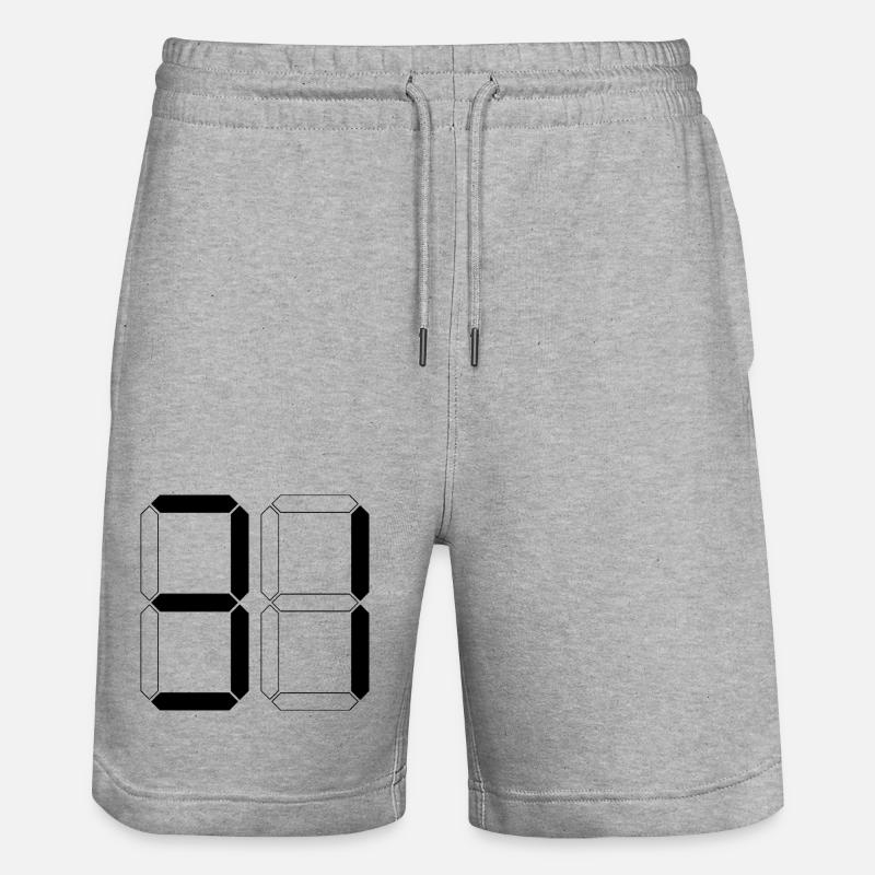 NUMÉRO 31 Trente-et-Un Cadeaux Numériques - Short de jogging bio TRAINER Stanley/Stella unisexe - gris chiné