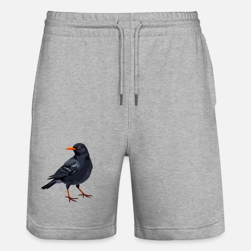 Amsel - Stanley/Stella Unisex Bio Joggingshorts Trainer  - Grau meliert