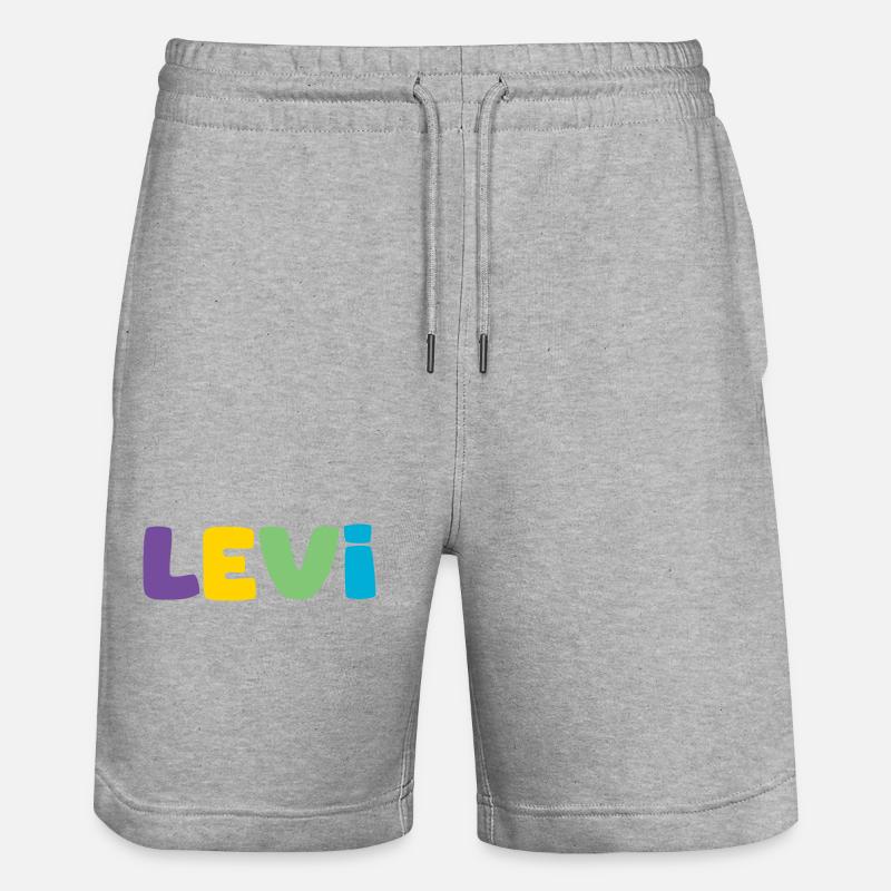 Nom - Levi - Short de jogging bio TRAINER Stanley/Stella unisexe - gris chiné