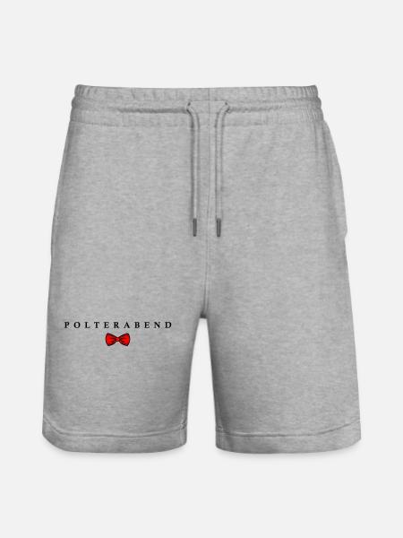 Polterabend Junggesellenabschied - Stanley/Stella Unisex Bio Joggingshorts Trainer - Grau meliert
