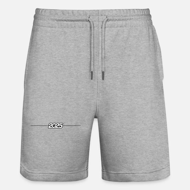 Année 2025 - Short de jogging bio TRAINER Stanley/Stella unisexe - gris chiné