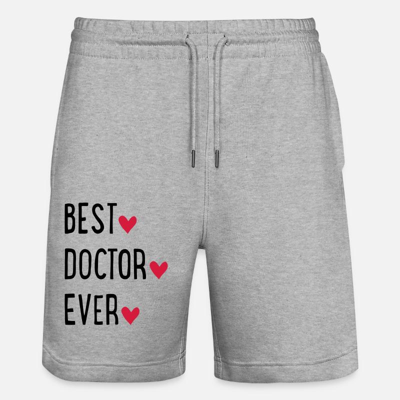 médecin - Short de jogging bio TRAINER Stanley/Stella unisexe - gris chiné