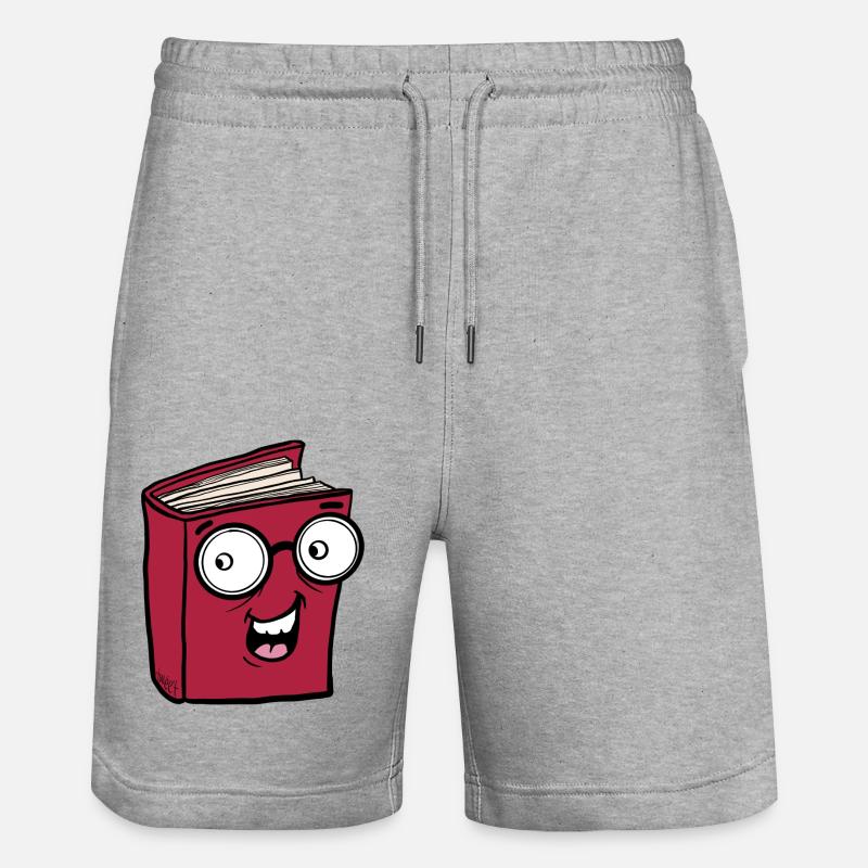 Guide Book - Kletterführer, Buch - book - Stanley/Stella Unisex Bio Joggingshorts Trainer  - Grau meliert