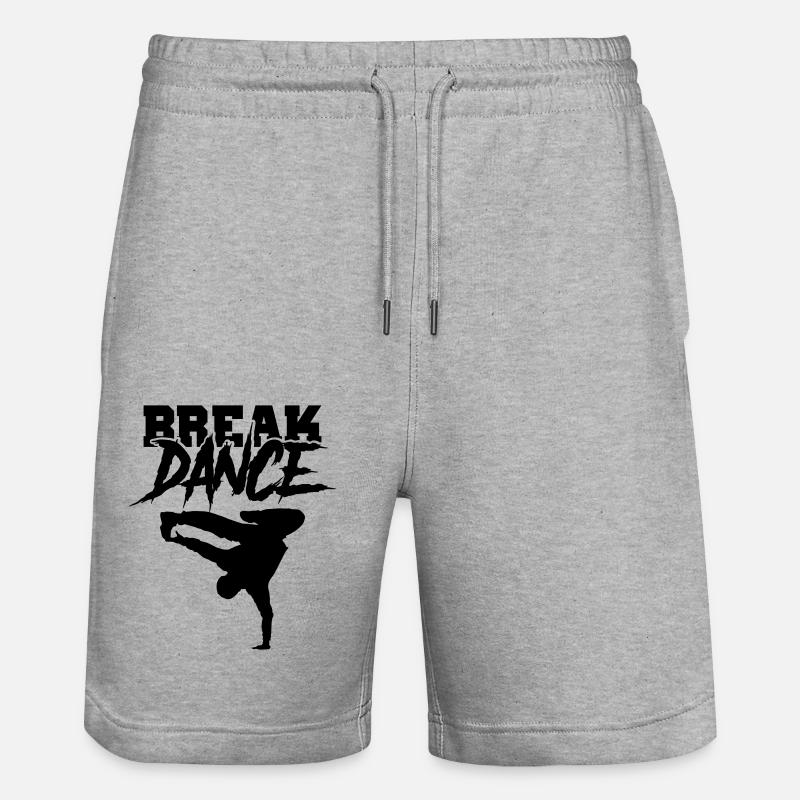 Break Dance - Short de jogging bio TRAINER Stanley/Stella unisexe - gris chiné