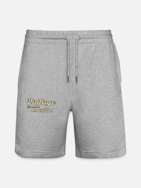 1976 Anniversaire Vintage Classic - Short de jogging bio TRAINER Stanley/Stella unisexe - gris chiné