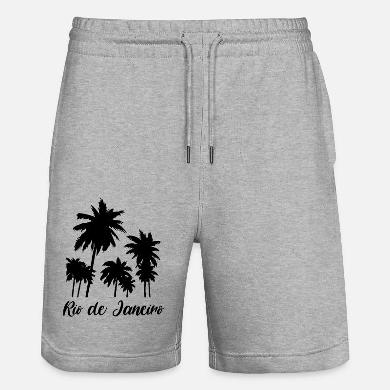 Rio de Janeiro - Short de jogging bio TRAINER Stanley/Stella unisexe - gris chiné