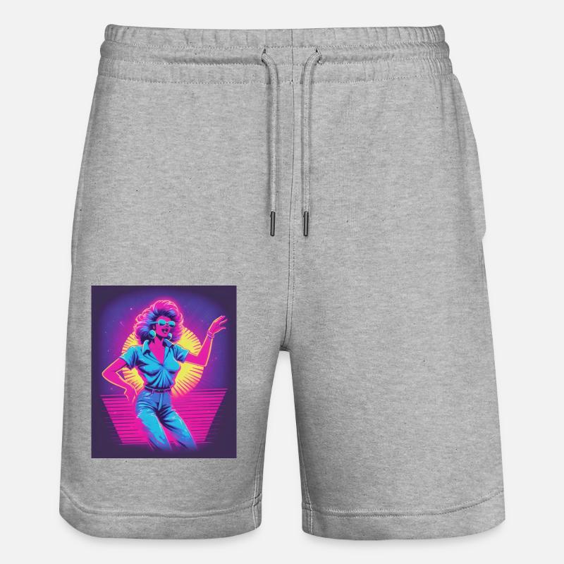 Fille de papaye - Short de jogging bio TRAINER Stanley/Stella unisexe - gris chiné