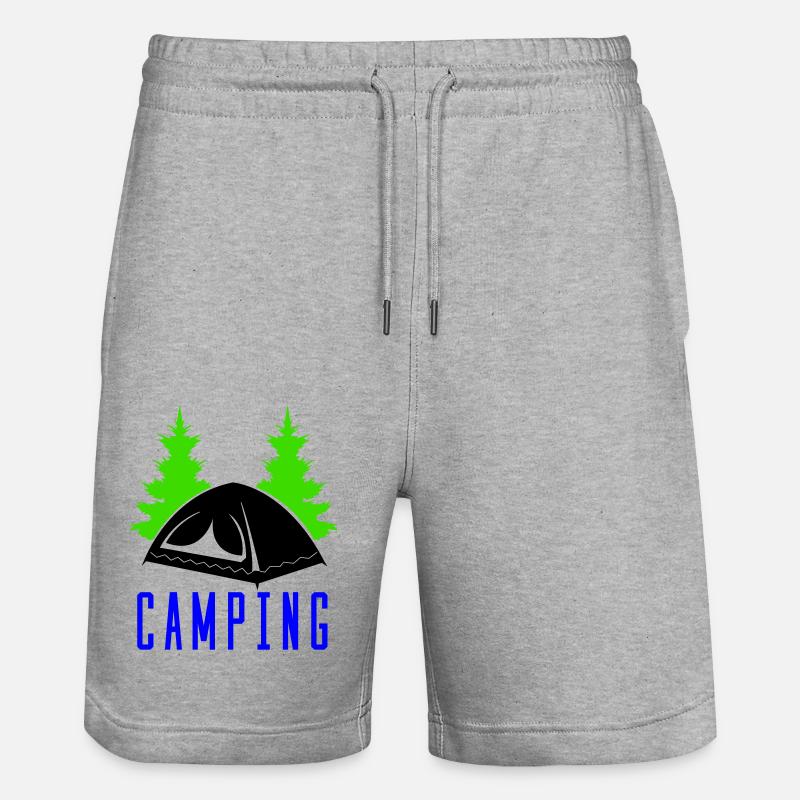 camping - Short de jogging bio TRAINER Stanley/Stella unisexe - gris chiné