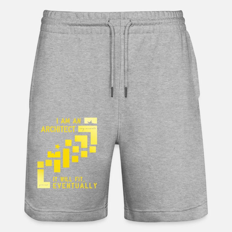 Achitect - Short de jogging bio TRAINER Stanley/Stella unisexe - gris chiné