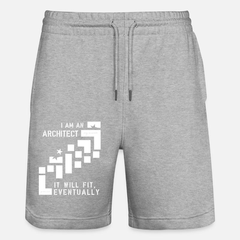 Architecte - Short de jogging bio TRAINER Stanley/Stella unisexe - gris chiné