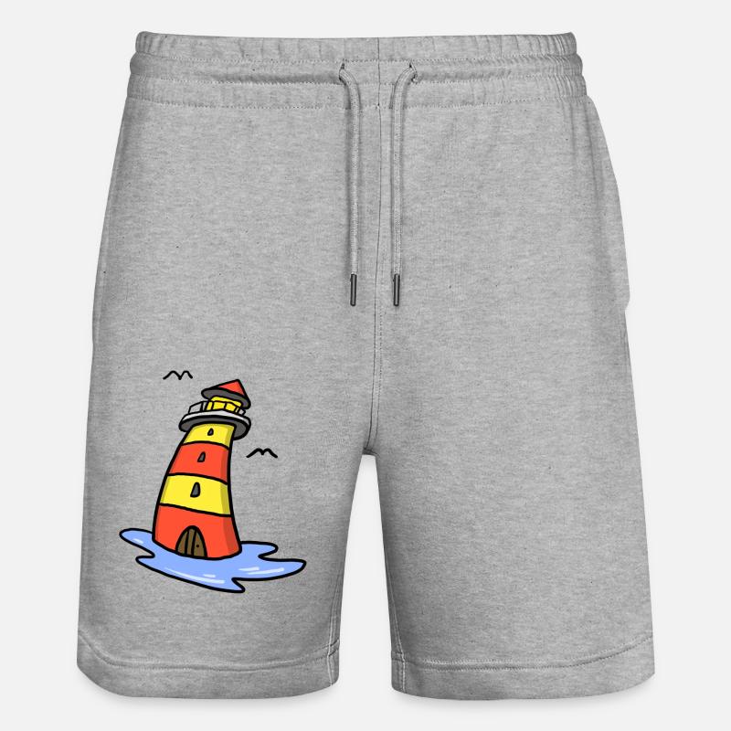 Phare - Short de jogging bio TRAINER Stanley/Stella unisexe - gris chiné