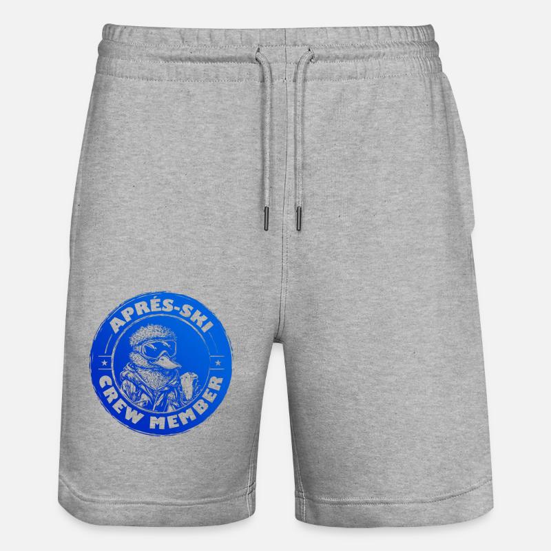 Dicton de l’équipe d’après-ski Duck - Short de jogging bio TRAINER Stanley/Stella unisexe - gris chiné