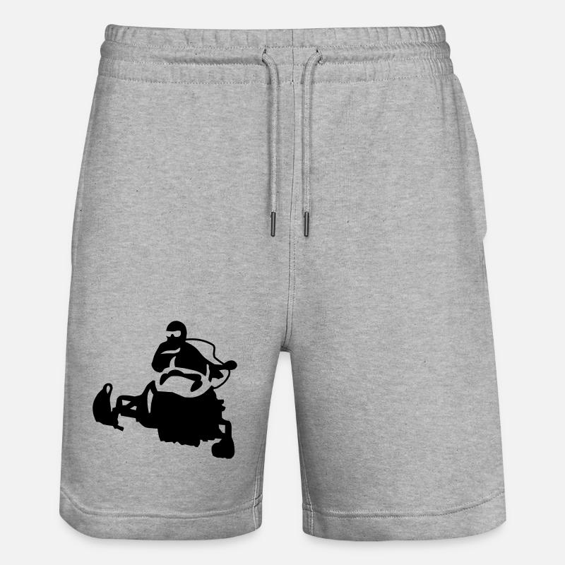 snowmobile_1 - Short de jogging bio TRAINER Stanley/Stella unisexe - gris chiné